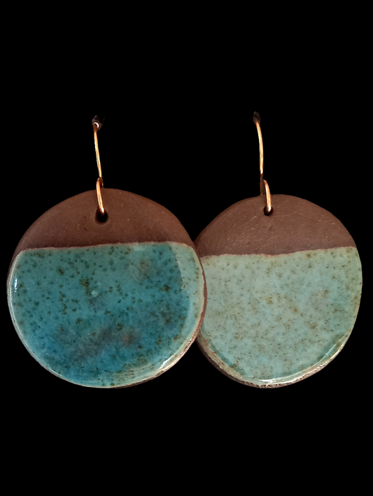 Boucles d'oreilles Emeraude