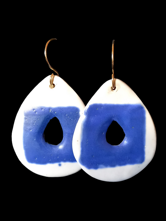 Boucles d'oreilles "Into the blue"