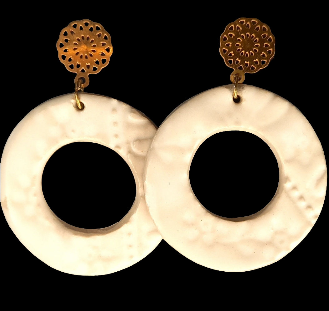 Boucles d'oreilles classique chic