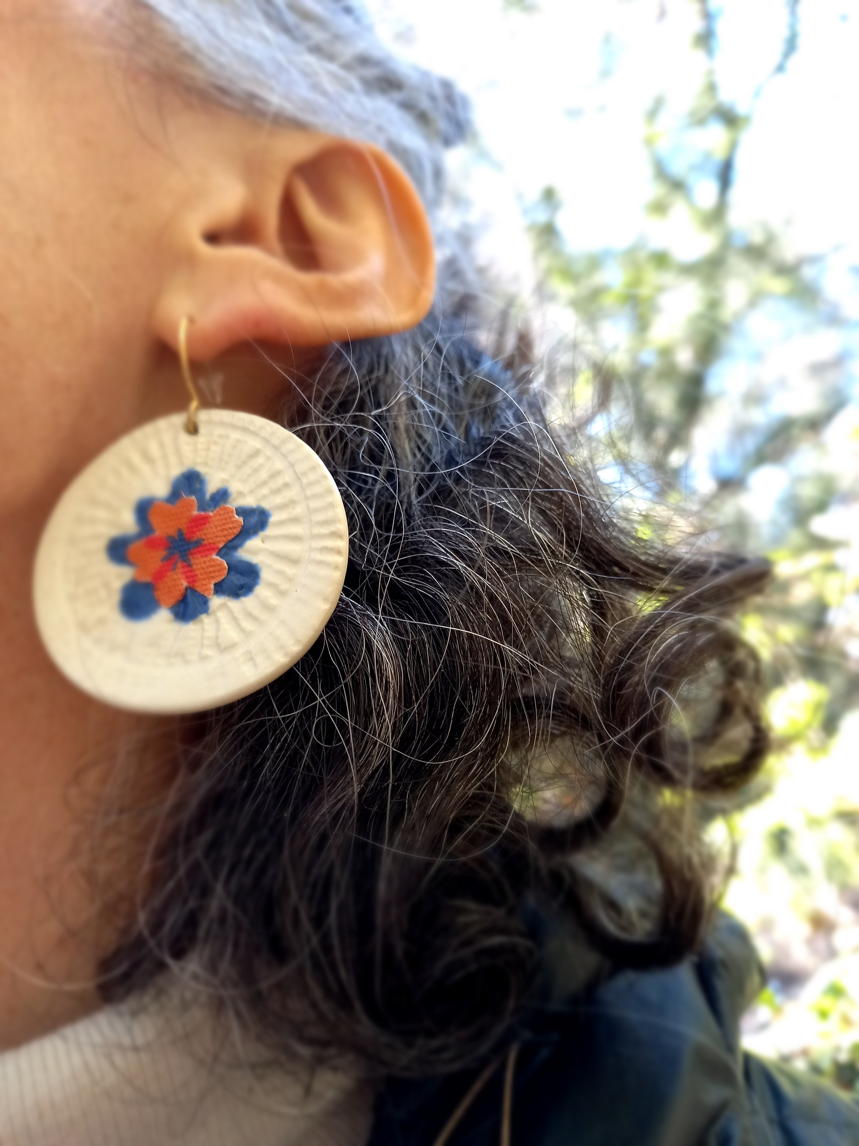 Boucles d'oreilles Fleurs